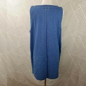Cherokee Dresses - Vintage size XL Overall Dress Jean Denim Jumper Cherokee Dresses - Vintage size XL Overall Dress Jean Denim Jumper